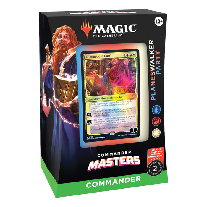 Magic: The Gathering Commander Masters Commander Deck - (100-Card Deck, 2-Card Collector Booster Sample Pack + Accessories)