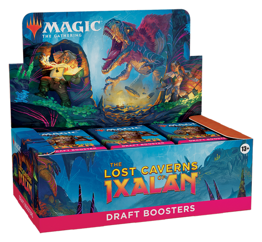Magic: The Gathering The Lost Caverns of Ixalan Draft Booster Box - 36 Packs + 1 Box Topper Card (541 Magic Cards) - Wizards Of The Coast