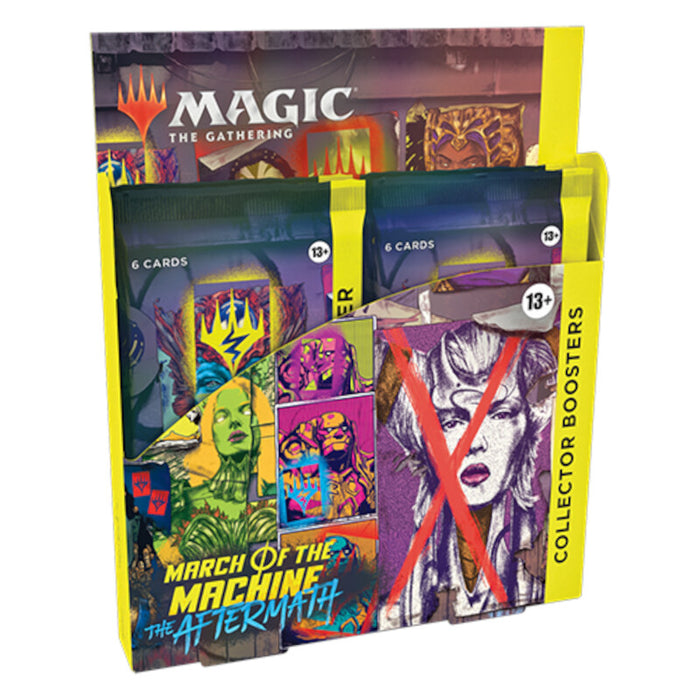 Magic: The Gathering March of the Machine: The Aftermath Collector Booster Box | 12 Packs (72 Magic Cards)