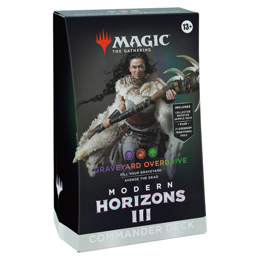 Magic: The Gathering Modern Horizons 3 Commander Deck - Graveyard Overdrive (100-Card Deck, 2-Card Collector Booster Sample Pack + Accessories) - Wizards Of The Coast