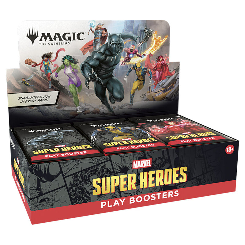 Magic: The Gathering - Marvel Super Heroes Play Booster Box (30 Count) - Wizards Of The Coast