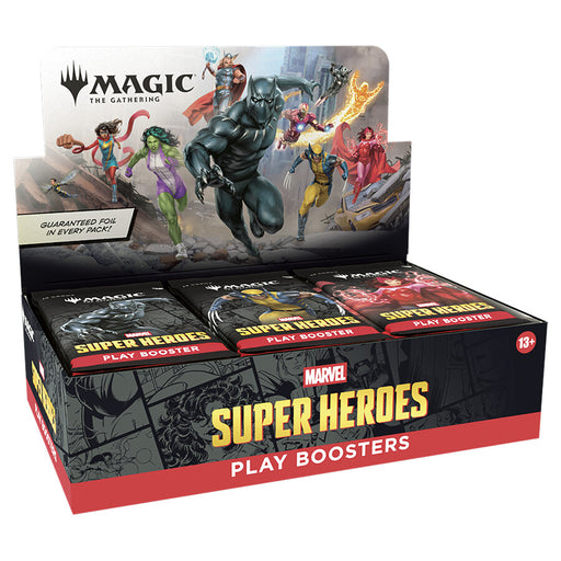 Magic: The Gathering - Marvel Super Heroes Play Booster Box (30 Count) - Wizards Of The Coast