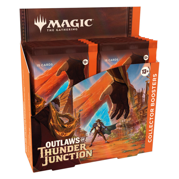 Magic: The Gathering Outlaws of Thunder Junction Collector Booster Box - 12 Packs (180 Magic Cards)