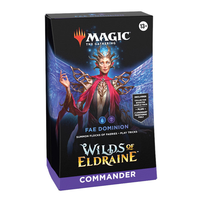 Magic: The Gathering Wilds of Eldraine Commander Deck + Collector Booster Sample Pack