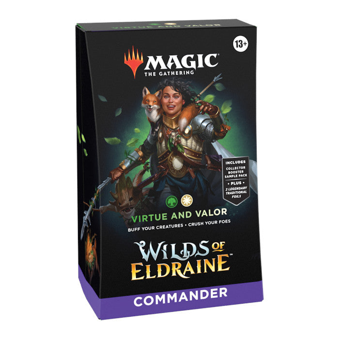 Magic: The Gathering Wilds of Eldraine Commander Deck + Collector Boos Magic: The Gathering Wilds of Eldraine Commander Deck + Collector Boos