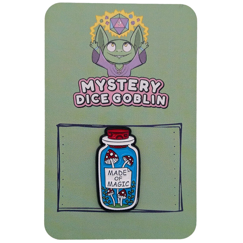 Made Of Magic - Mystery Goblin Dice Enamel Pin