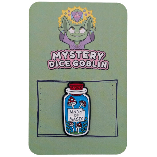 Made Of Magic - Mystery Goblin Dice Enamel Pin - Mystery Dice Goblin