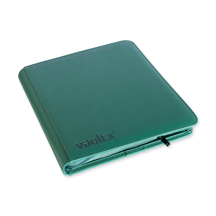 12-Pocket Exo-Tec Zip Binder Metallic Green - Vault X