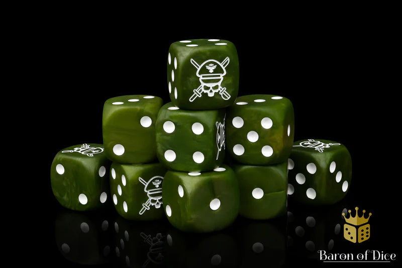 Military Sergeant - Camouflage (25 Rounded) - Baron of Dice