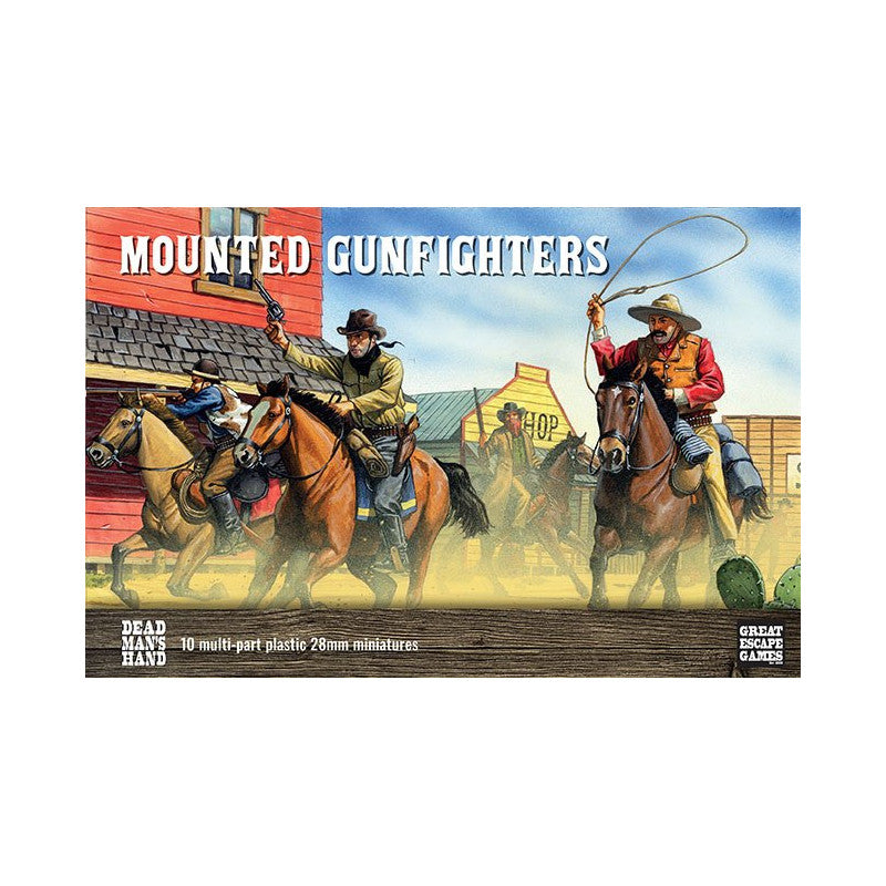Dead Man's Hand - Mounted Gunfighters Plastic Boxed Set - Great Escape Games