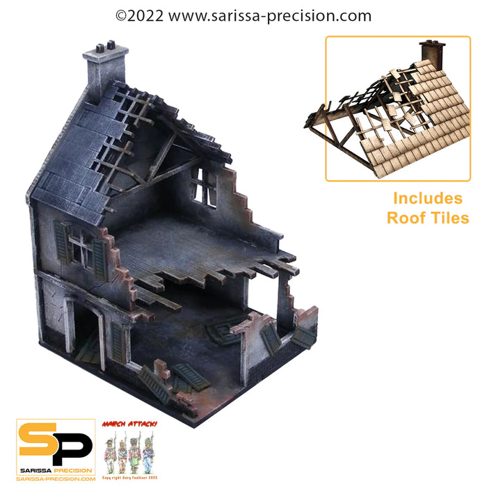 Sarissa Precision: Bombed-Out Terrace (28mm)