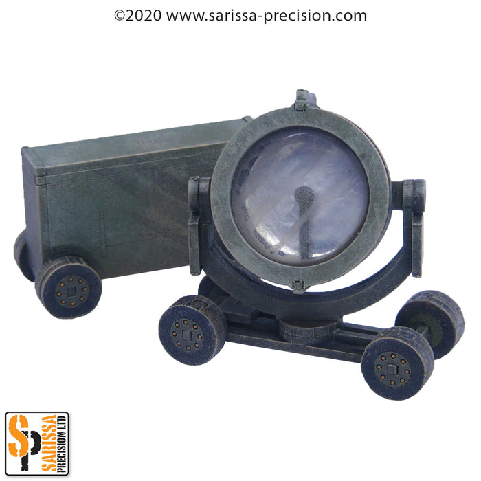 Sarissa Precision:  Searchlight & Generator Set (28mm)