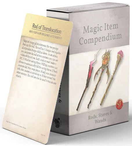 Dungeons And Dragons RPG: Magic Item Compendium: Rods Staffs And Wands - Nord Games
