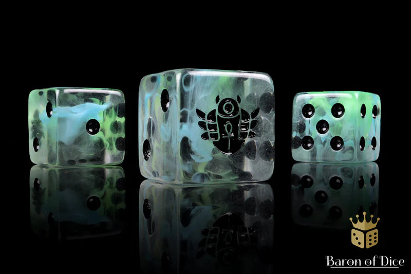 Day of the Dead Dice - Scarab (25) - Baron of Dice