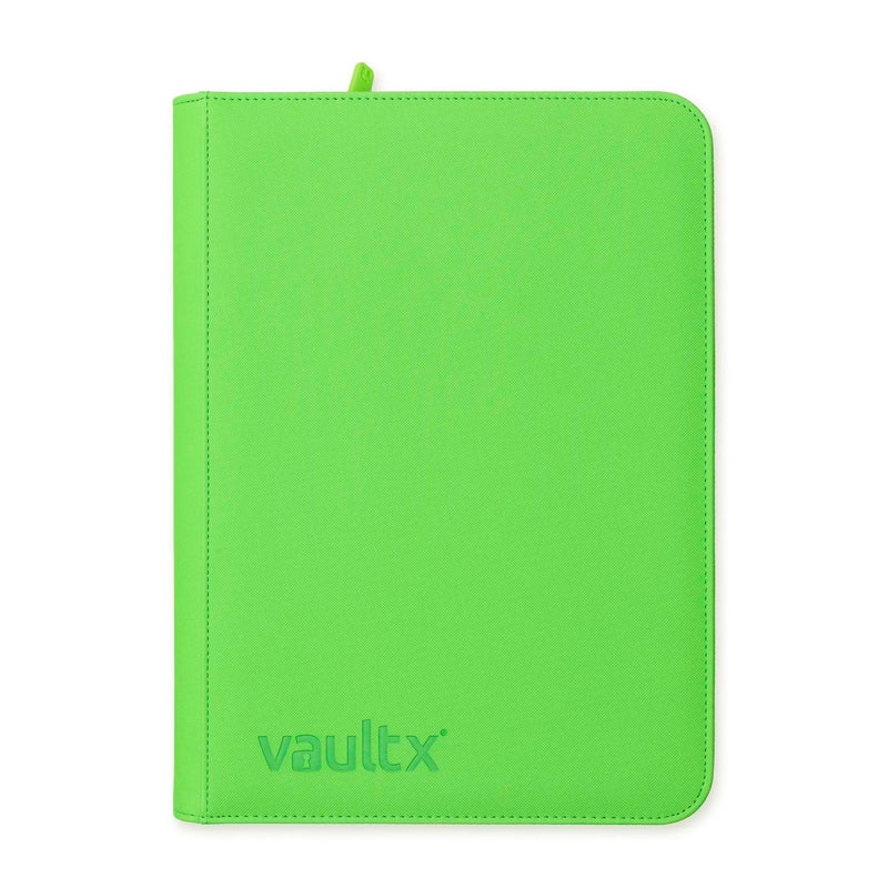12-Pocket Exo-Tec Zip Binder Neon Green - Vault X - Vault X
