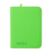 4-Pocket Exo-Tec Zip Binder Neon Green - Vault X - Vault X