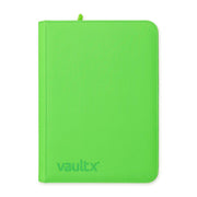 9-Pocket Exo-Tec Zip Binder Neon Green - Vault X - Vault X