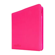 12-Pocket Exo-Tec Zip Binder Neon Pink - Vault X - Vault X