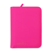 9-Pocket Exo-Tec Zip Binder Neon Pink - Vault X - Vault X