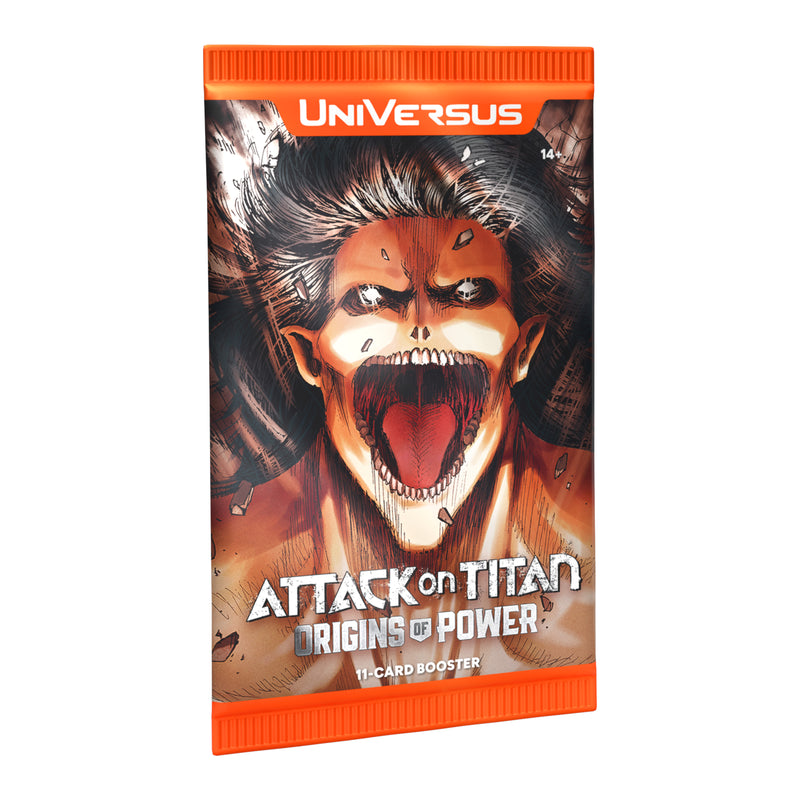 Attack on Titan - Origins of Power Booster Pack - Universus Collectible Card Game - UVS Games