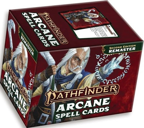 Pathfinder RPG 2nd Edition: Arcane Spell Cards (Remastered) - Paizo