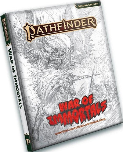 Pathfinder RPG 2nd Edition: War of Immortals Sketch Edition - Paizo