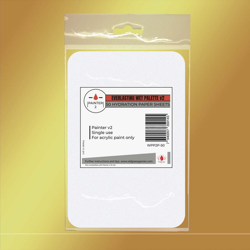 Everlasting Wet Palette - 50 Hydration Sheets - Painter Size v2