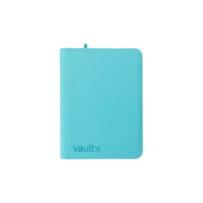 9-Pocket Exo-Tec Zip Binder - Pastel Blue - Vault X - Vault X