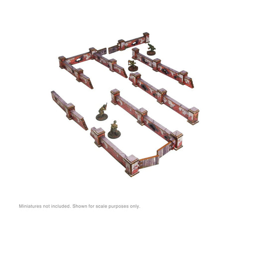 Pre-Painted WW2 Ostfront Stalingrad Walls Low - Micro Art Studio