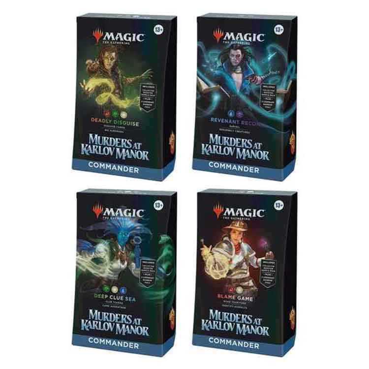 Murders at Karlov Manor Commander Deck Bundle - Set of 4