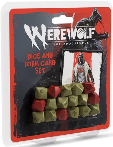 Werewolf: The Apocalypse 5th Edition Dice and Form Card Set