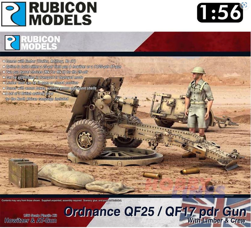 Rubicon Models - QF25/QF17 pdr Gun - Rubicon Models LTD