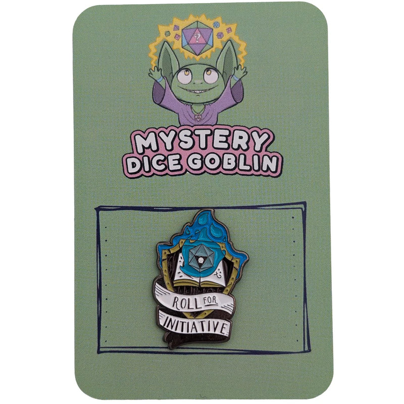 Roll For Initiative - Mystery Goblin Dice Enamel Pin