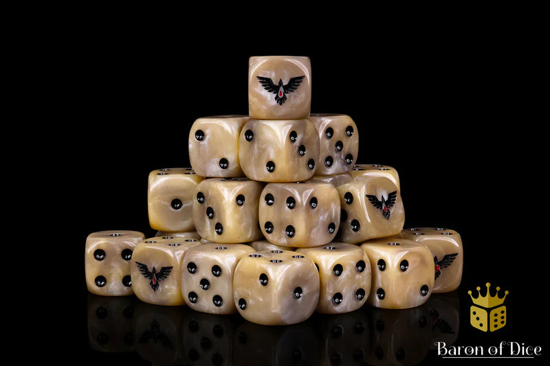 Bleeding Birds Dice (25) - Baron of Dice - Baron of Dice