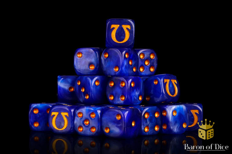 Omega - Ancient Gold  (25 Rounded) - Baron of Dice