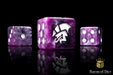 Alien Dice - Purple & White (25) - Baron of Dice - Baron of Dice