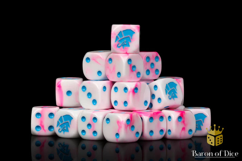Alien Dice - Pink Ravagers (25 Rounded) - Baron of Dice