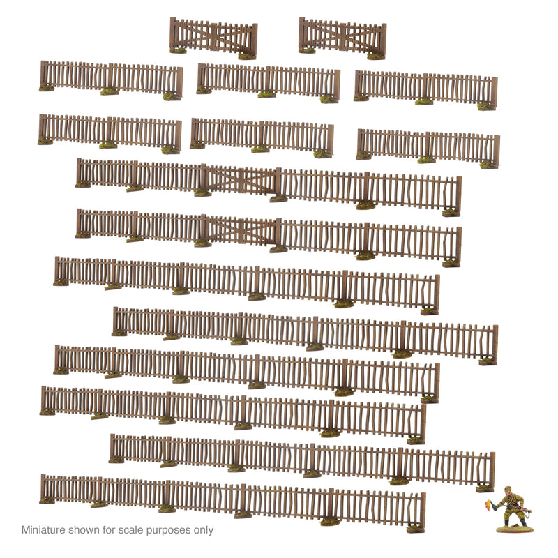 Assorted Village Fences (28mm) - Bolt Action