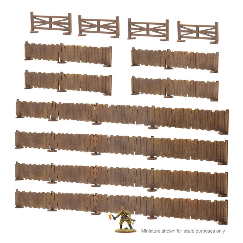 Assorted Panelled Fences (28mm) - Bolt Action