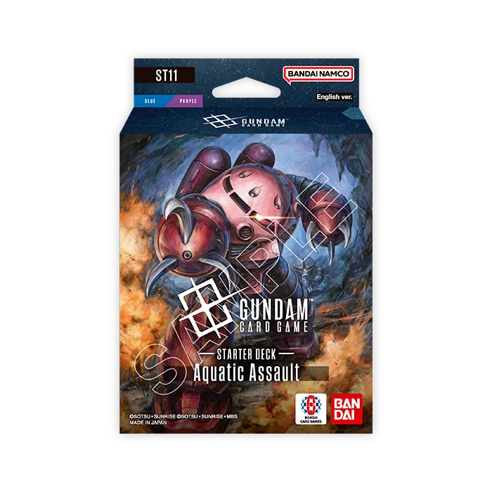 Starter Deck Aquatic Assault (ST11) - Gundam Card Game - Bandai Card Games