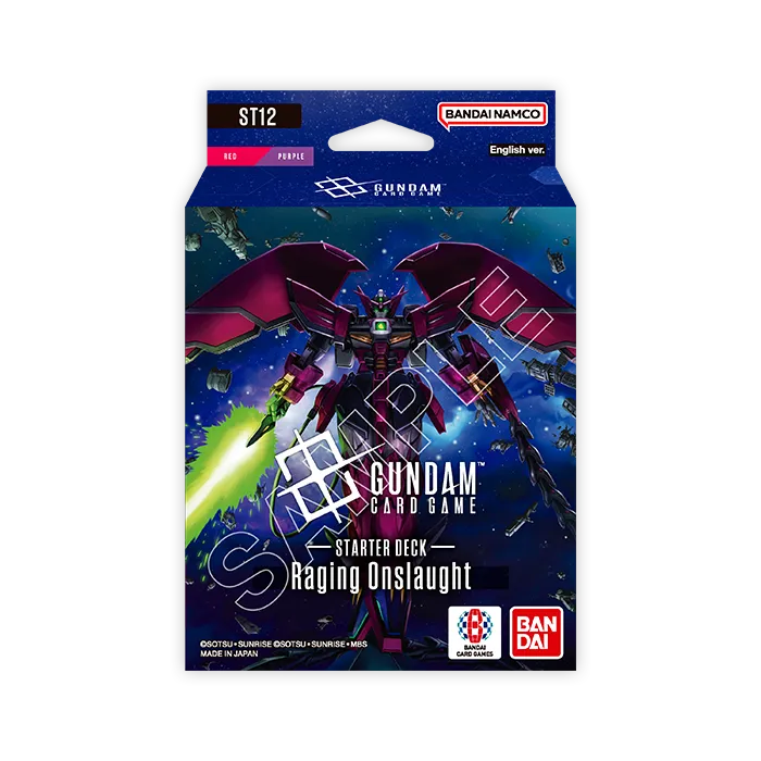 Starter Deck Raging Onslaught (ST12) - Gundam Card Game - Bandai Card Games