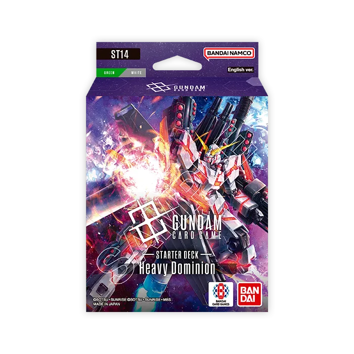 Starter Deck Heavy Dominion (ST14) - Gundam Card Game - Bandai Card Games