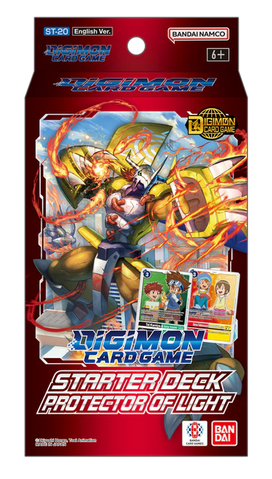 Digimon Card Game: Starter Deck - Protector Of Light (ST-20) - Bandai