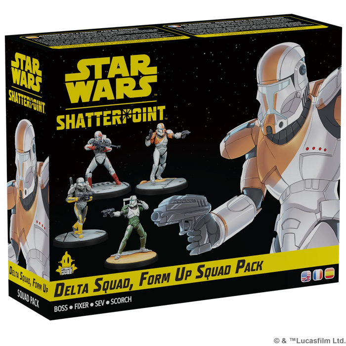 Delta Squad Form Up - Star Wars Shatterpoint - Atomic Mass Games