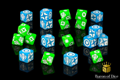 Droid General (Light) Galactic Skirmish Dice - Set of 20 - Baron of Dice
