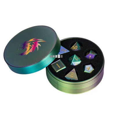 Chameleon Dice Set and Tin - Udixi Dice