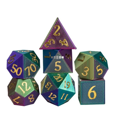 Chameleon Dice Set and Tin - Udixi Dice