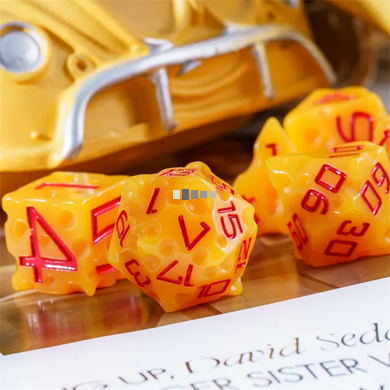 Cheese RPG Dice Set