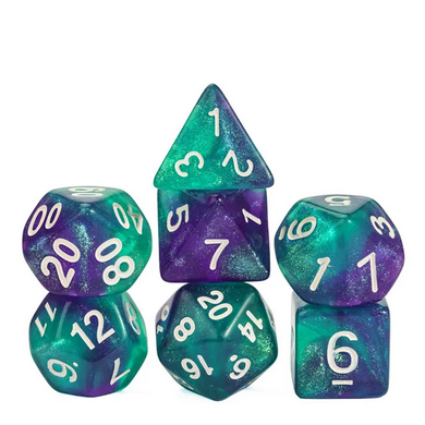 Cool Serenity - Acrylic RPG Dice Set - Udixi Dice