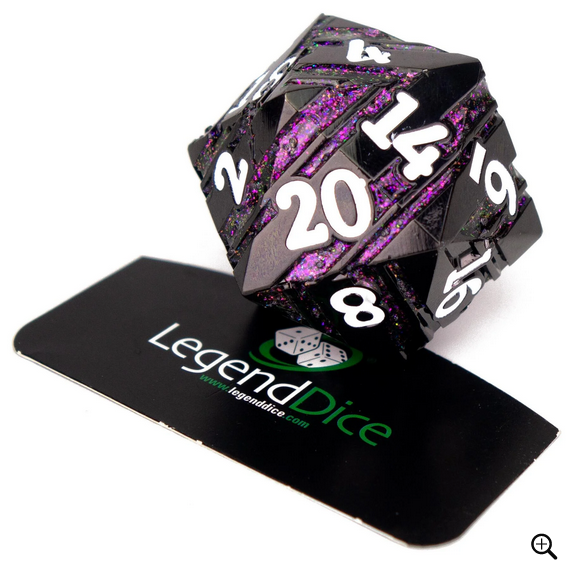 Legend Dice - D20 Metal Strata Dice 35mm